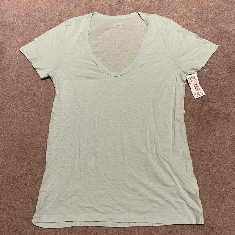 Beautiful J. Crew Light Aqua Tee Shirt, 100% Cotton